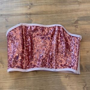 Victoria Secrete sparkle crop top